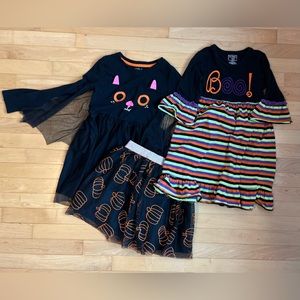 Halloween lot of girls clothes size 8